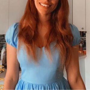 Hearts and found Margaret dress in Cinderella blue